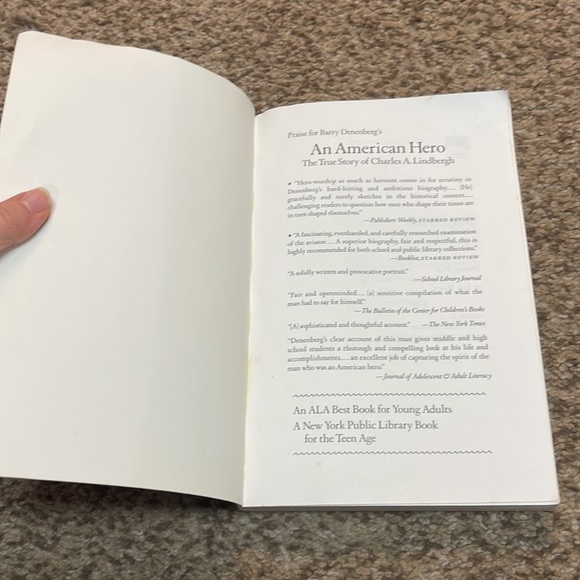 An American Hero the True Story of Charles A. Lindbergh paperback book - Picture 3 of 11